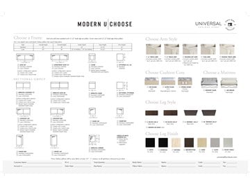 Thumbnail Modern U Choose Apartment Sofa - Special Order